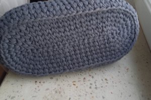 Сумка из трикотажной пряжи - Описание