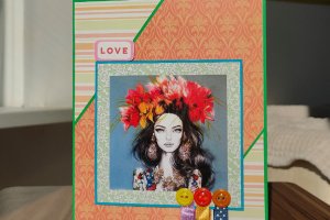 Открытка "Девушка по имени Любовь"