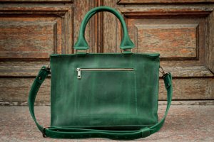 Деловой мужской портфель, Кожаная сумка для документов  - Описание