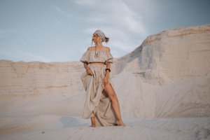 Жіночій костюм з льону на літо - ІНШІ РОБОТИ