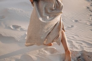 Женская костюм из льна на лето - Описание