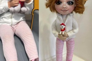 Лялька замовити лялька по фотографії лялька дівчинка