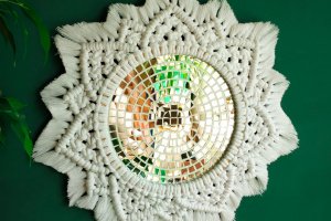 солнце макраме - Описание