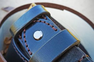 Чоловік шкіряний ремінь (чорний) - Опис