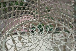 Плетеное кресло макраме - Описание