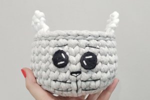 Корзинка "Котик", 1 шт - Описание