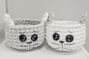 Корзинка "Котик", 1 шт - Описание
