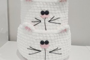 Работа Набор корзинок "Котики", 2 шт