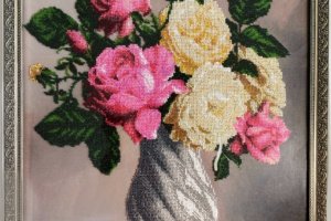 Работа Букет роз. Доставка по счет магазина