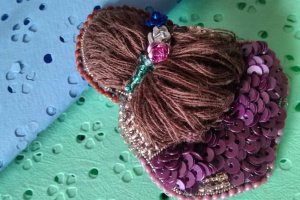 Брош Квіти в волоссі - ІНШІ РОБОТИ