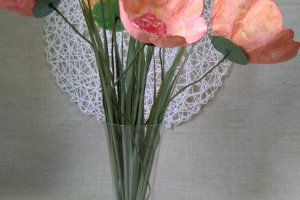 Работа Цветы ручной работы - маки