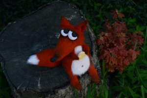 Лисиця з печивом - Опис