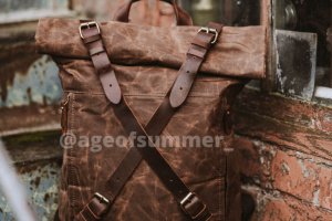Рюкзак роллтоп glasgow. age of summer. рюкзак для ноутбука.  - ДРУГИЕ РАБОТЫ