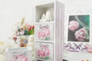 Комод шкатулка органайзер "Париж винтаж" - Описание