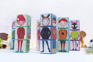 Работа Кубики набор игрушка "