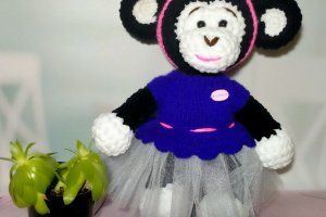 В'язана мавпочка - Опис