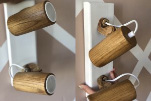 Люстра Wooden подвійна - Опис