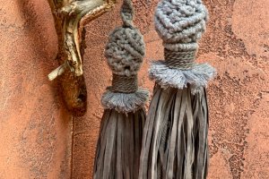 Кисти для штор, макраме кисти, подвесы для штор, - Описание