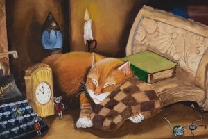 ,, Кот Баюн ,, продано - Опис