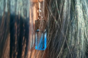 Сережки "Нічна Лагуна"