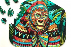 Деревянные пазлы Wouzzle Горный Тайсон 165 элементов  - Описание