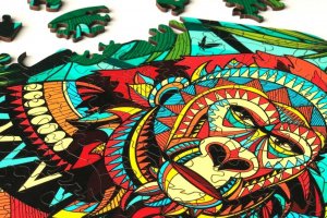 Деревянные пазлы Wouzzle Горный Тайсон 165 элементов  - Описание