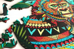 Деревянные пазлы Wouzzle Горный Тайсон 165 элементов  - Описание