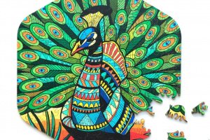 Деревянные пазлы Wouzzle Жар Птица 165 элементов  - Описание