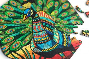 Деревянные пазлы Wouzzle Жар Птица 165 элементов  - Описание