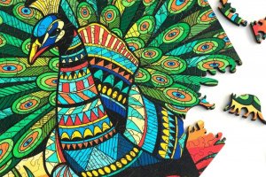 Деревянные пазлы Wouzzle Жар Птица 280 элементов  - Описание