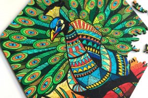 Деревянные пазлы Wouzzle Жар Птица 280 элементов  - Описание