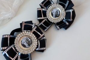 Шкільні бантики на резинці чорні 6 - Опис