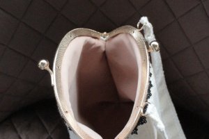 Сумочка с джутовой ткани - Описание