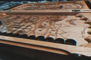 Нарды ручной работы - Описание