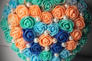 Сердечко из роз - Описание