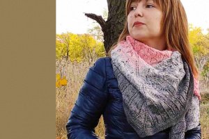 шаль бактус " нежность " - Описание