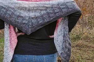 шаль бактус " нежность " - Описание