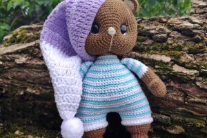 Игрушка Мишка Соня и его друг пончик - Описание