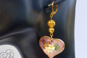 Комплект прикрас сережки і кулон "Love" - Опис