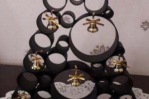 Новогодняя ёлка в  стиле лофт  - Описание