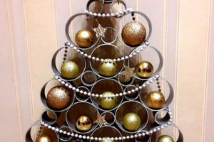 Новогодняя ёлка в  стиле лофт  - Описание