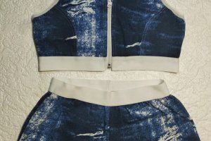 Спортивний комплект Jeans, бавовняний стрейч кулір - Опис