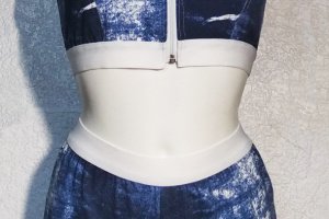 Спортивний комплект Jeans, бавовняний стрейч кулір - Опис