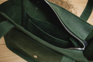 Женская сумка из натуральной кожи. Ручная работа. - Описание