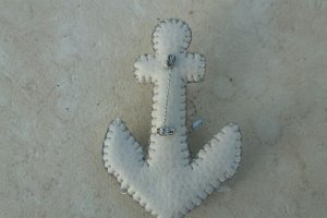 брошь Якорь - Описание