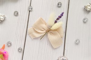 Бутоньерки гостям на свадьбу с сухоцветами арт. 0112