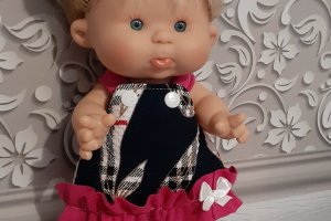 Одяг для пупса Нінес доніл 26 см. Сарафан - Опис