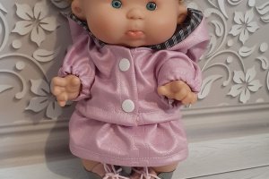 Одежда для пупса Нинес донил 26 см. Набор одежды.  - Описание