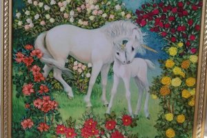 Картина Единороги " - Описание