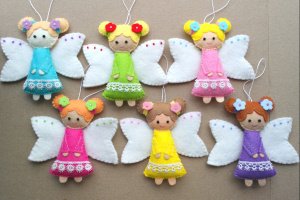 феєчки підвісні різнобарвні (Yasia toys дизайн)
